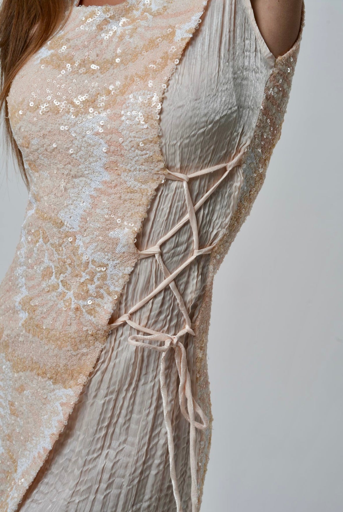 SEQUINED QUARTZ DRESS